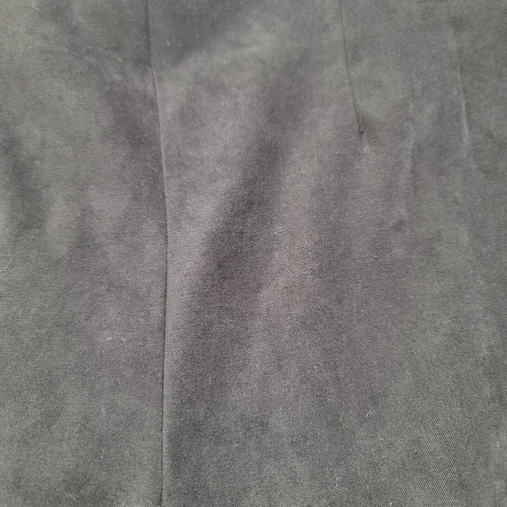 J Jill Pants Womens 8 Black Side Zip Casual Stretch Flat‎ Front Mid Rise